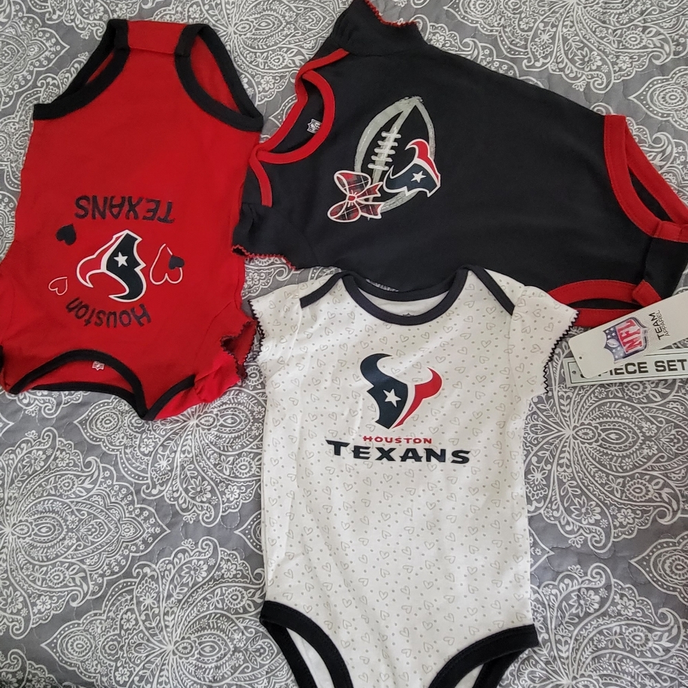 Baby onsies Houston Texans NFL 3pcs. Set